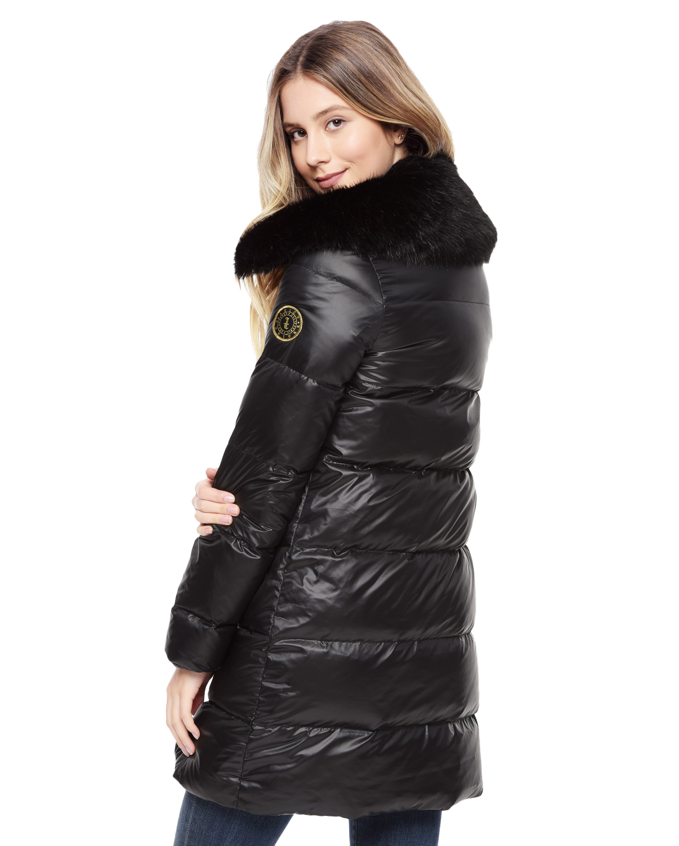 juicy couture coat with fur hood