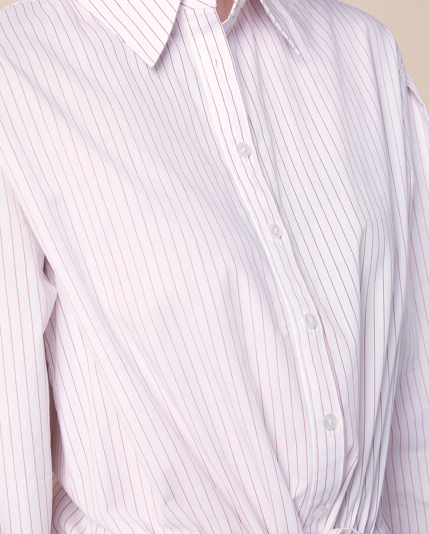 Платье-Рубашка Striped Cotton