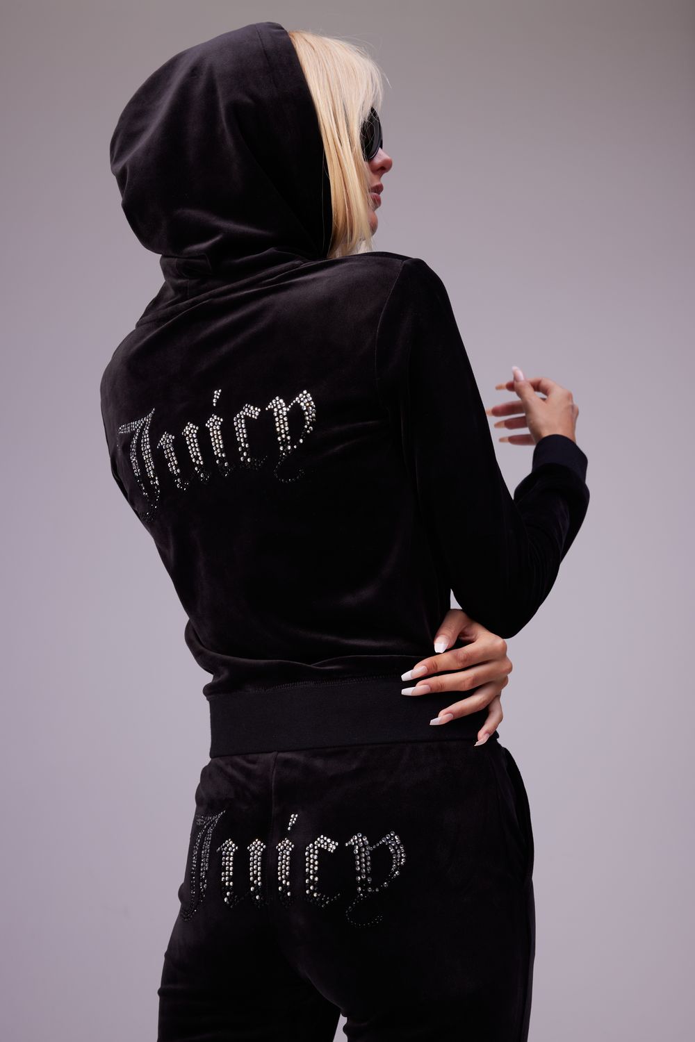 Велюровые брюки Дэль Рэй Диамант Juicy Couture - цена 14 900 ₽