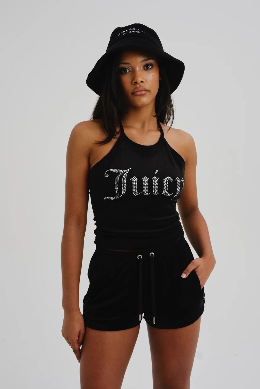 Велюровые шорты Тамия Juicy Couture - цена 7 500 ₽